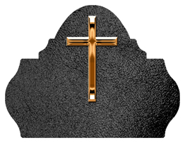 DARAY L 510 CP SH BK Copper Single Cross Shimmer Black Background